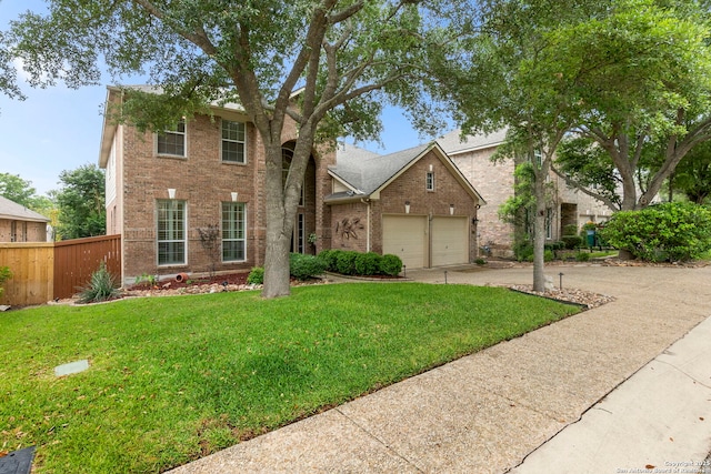 26223 Cuyahoga Cir, San Antonio, TX 78260 - traditional-style home featuring brick siding and driveway