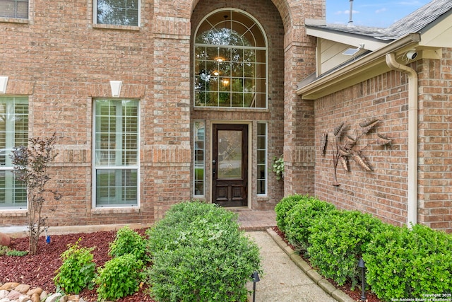 26223 Cuyahoga Cir, San Antonio, TX 78260 - property entrance featuring brick siding