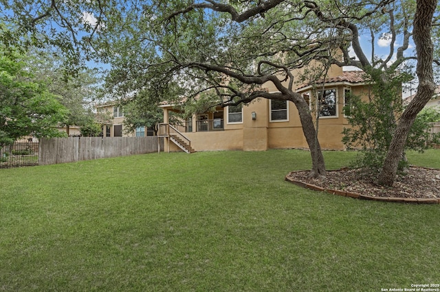 1238 Via Belcanto, San Antonio, TX 78260 - view of yard
