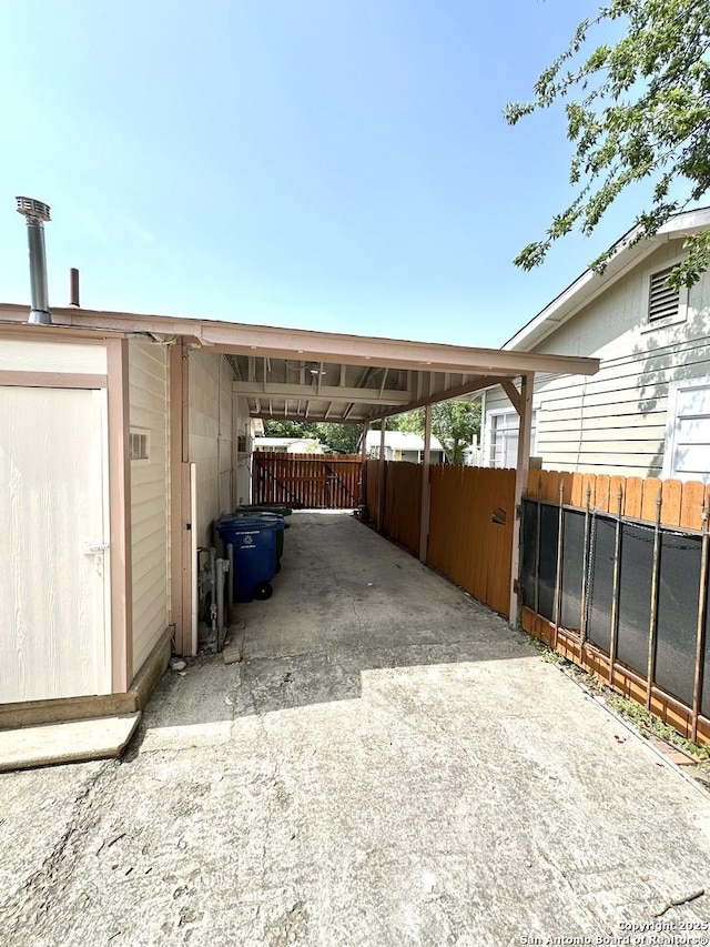 207 Freiling, San Antonio, TX 78213 - view of parking / parking lot with driveway and a carport