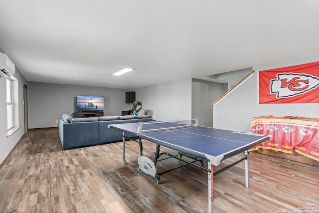 17906 Via Del Arbol, San Antonio, TX 78257 - recreation room featuring light wood finished floors