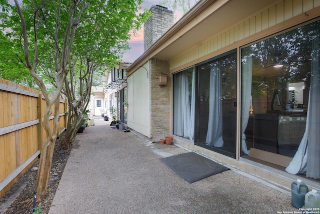 11700 Mission Trce, San Antonio, TX 78230 - patio terrace at dusk with a patio area