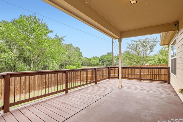 10110 Raspberry Oak, San Antonio, TX 78223 - view of wooden terrace