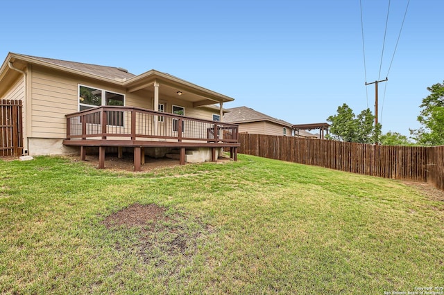 10110 Raspberry Oak, San Antonio, TX 78223 - rear view of house featuring a wooden deck