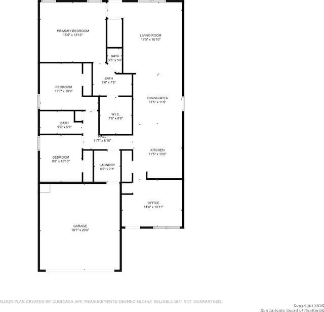 10110 Raspberry Oak, San Antonio, TX 78223 - room layout