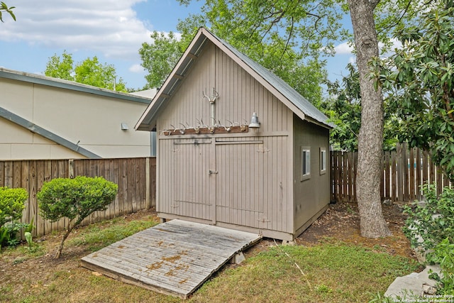 113 E Sunset, San Antonio, TX 78209 - view of shed featuring a fenced backyard