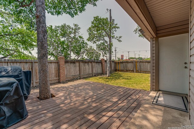 13426 Marceline, San Antonio, TX 78232 - view of wooden deck