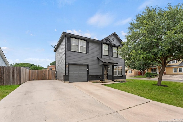 1703 Desert Willow, San Antonio, TX 78227 - view of front of house featuring an attached garage, driveway, and a gate