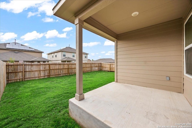 9702 Tupelo Holw, San Antonio, TX 78254 - view of yard with a patio area