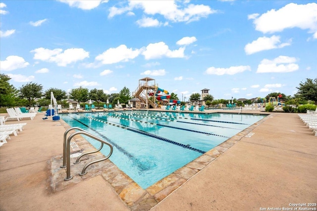 9702 Tupelo Holw, San Antonio, TX 78254 - community pool featuring a patio area