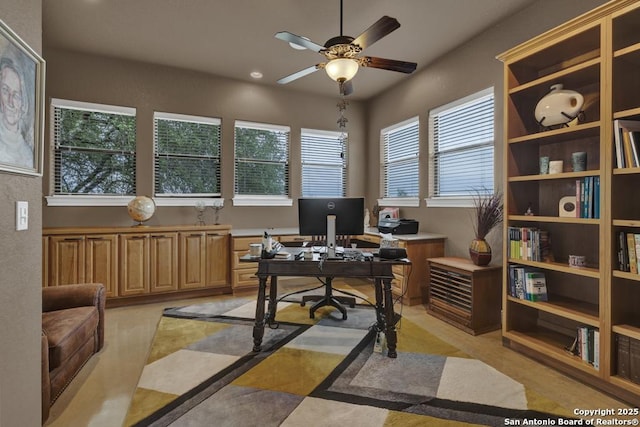835 Shady Holw, New Braunfels, TX 78132 - office space with a ceiling fan