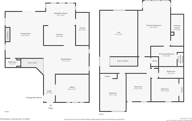 13314 Galicia, Universal City, TX 78148 - home floor plan