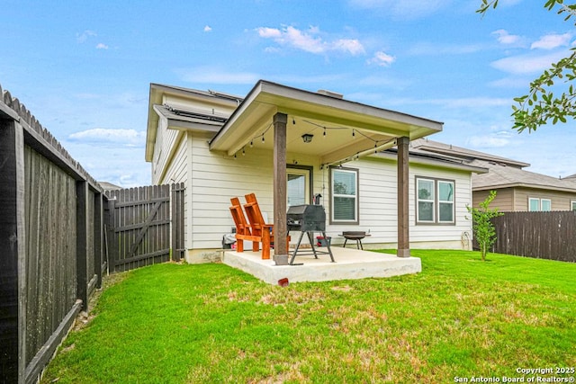 7526 Boxing Elm, San Antonio, TX 78244 - rear view of house featuring a patio area