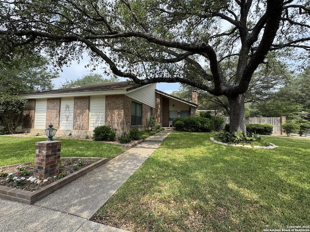 1839 Shoal Run, San Antonio, TX 78232 - view of front of home with brick siding