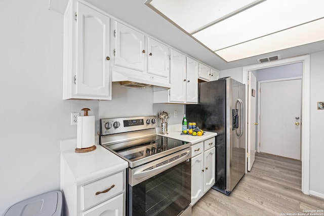 6718 Country Fld, San Antonio, TX 78240 - kitchen with appliances with stainless steel finishes, under cabinet range hood, and white cabinetry