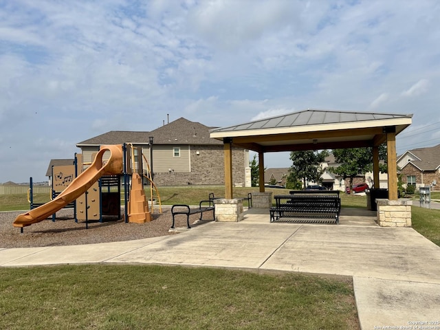 513 Foxbrook, Cibolo, TX 78108 - view of property's community with a gazebo and a yard