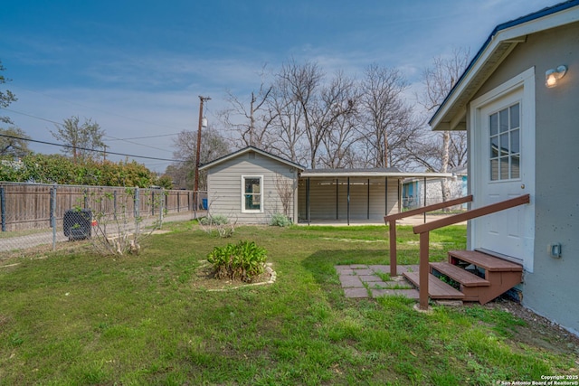 2411 W Huisache Ave, San Antonio, TX 78228 - view of yard