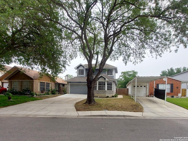 3730 Candlestone, San Antonio, TX 78244 - traditional-style home with driveway