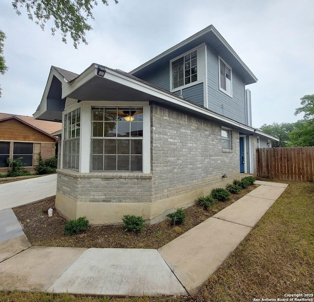 3730 Candlestone, San Antonio, TX 78244 - view of side of home featuring brick siding