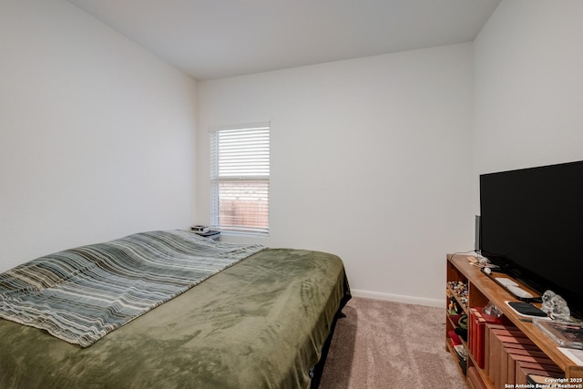 5957 Cerulean, Bulverde, TX 78163 - bedroom featuring light carpet and baseboards