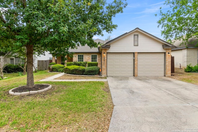 15311 Spring Rock, San Antonio, TX 78247 - single story home with a garage, driveway, and brick siding
