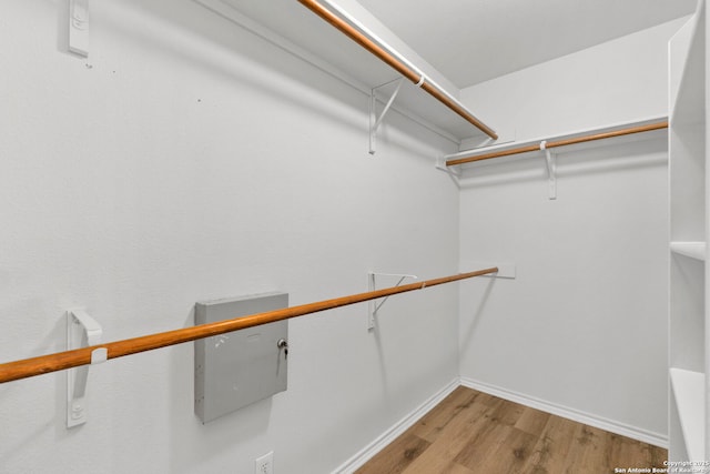15311 Spring Rock, San Antonio, TX 78247 - walk in closet featuring wood finished floors