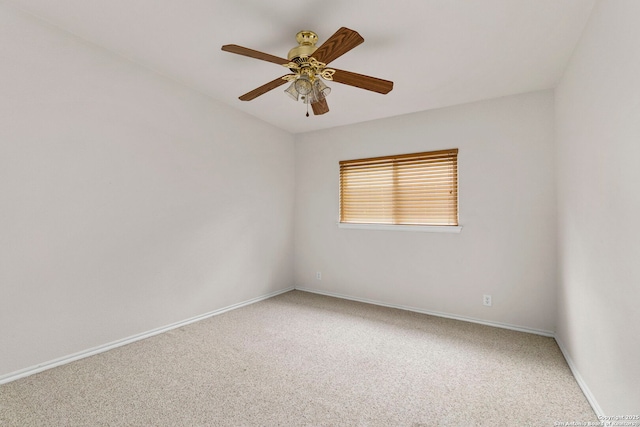 15311 Spring Rock, San Antonio, TX 78247 - carpeted empty room with baseboards and a ceiling fan