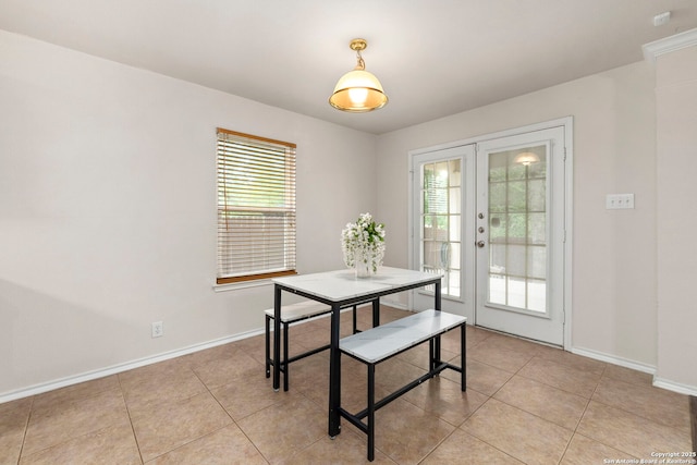 15311 Spring Rock, San Antonio, TX 78247 - dining room featuring plenty of natural light, baseboards, and light tile patterned floors