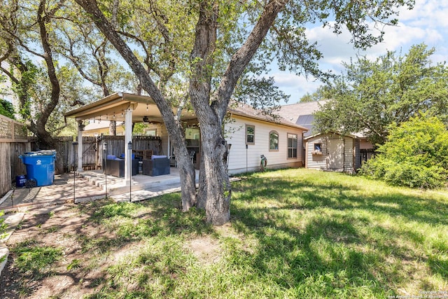 21742 Thunder Basin, San Antonio, TX 78261 - view of yard with a patio