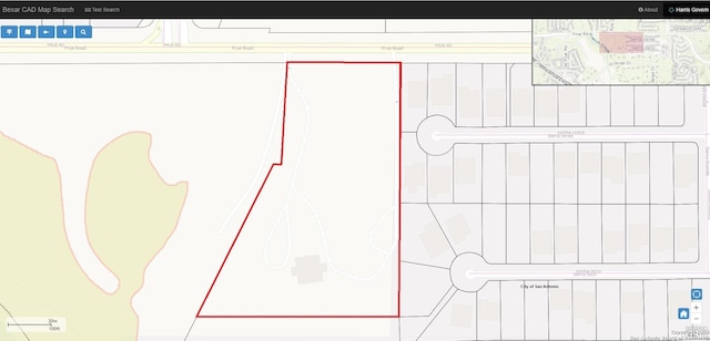 8060 Prue, San Antonio, TX 78249 - map / location of property area