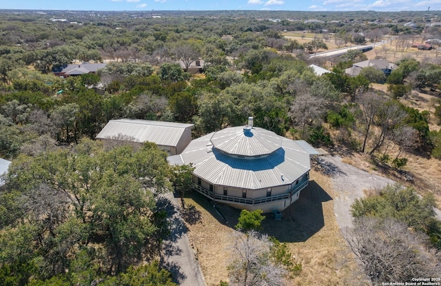 8060 Prue, San Antonio, TX 78249 - aerial view of property and surrounding area featuring a forest