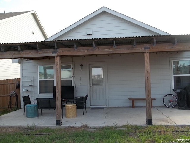 6914 Cozy, San Antonio, TX 78218 - back of house with a patio area