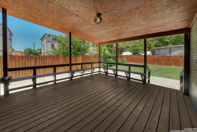 1526 Saint Marys, San Antonio, TX 78210 - view of wooden terrace