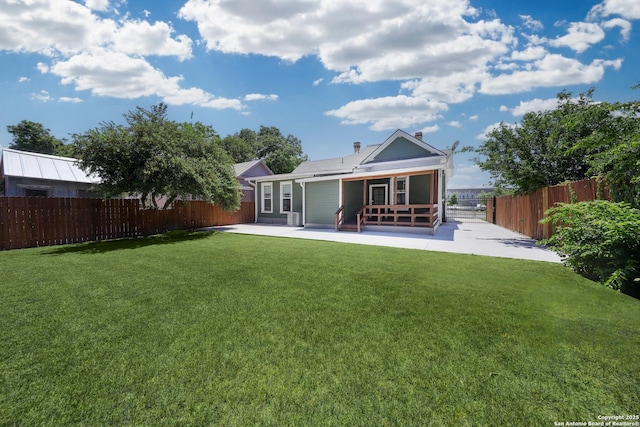 1526 Saint Marys, San Antonio, TX 78210 - rear view of house featuring a patio and a chimney