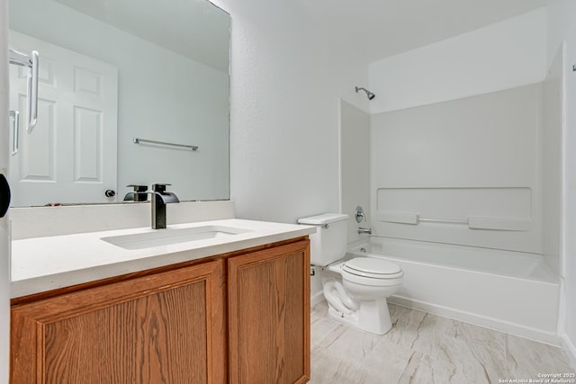 7111 Hallie, San Antonio, TX 78227 - full bath featuring toilet, vanity, and shower / tub combination