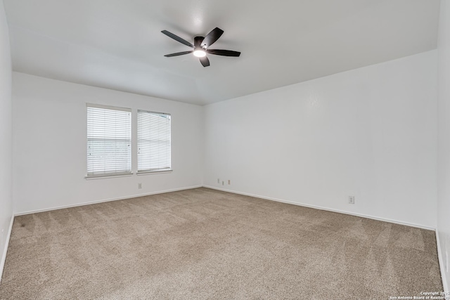 7111 Hallie, San Antonio, TX 78227 - carpeted spare room featuring a ceiling fan and baseboards