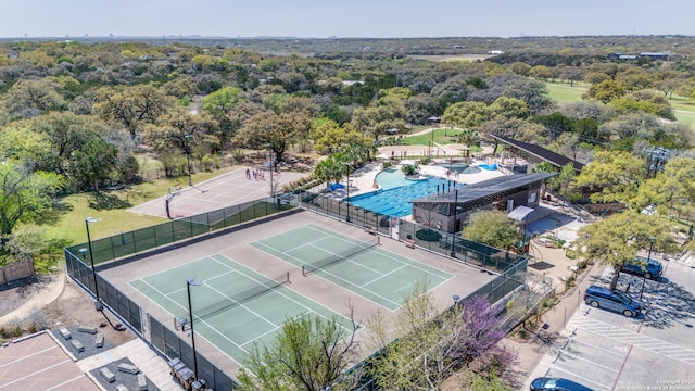 146 Canyon Oaks, Hollywood Park, TX 78232 - drone / aerial view of a pool
