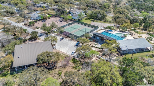 146 Canyon Oaks, Hollywood Park, TX 78232 - aerial view of a pool