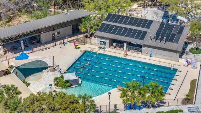 146 Canyon Oaks, Hollywood Park, TX 78232 - community pool featuring a patio