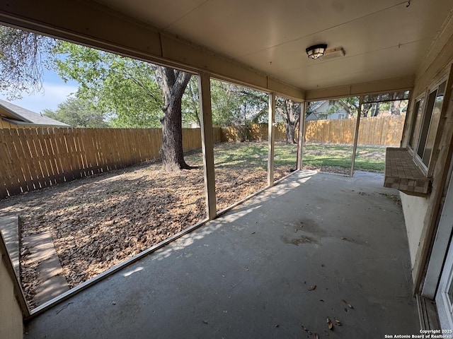 6917 Deep Lk, San Antonio, TX 78244 - fenced backyard with a patio area