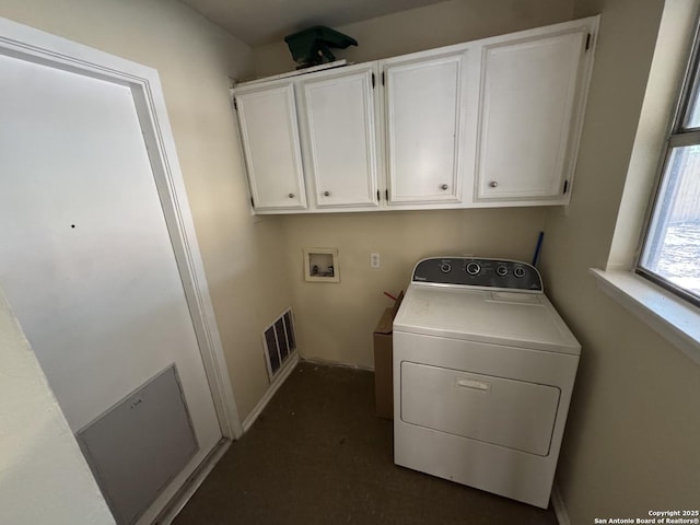 6917 Deep Lk, San Antonio, TX 78244 - laundry area with washer / dryer and cabinet space