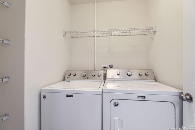 9806 Silver Mist, San Antonio, TX 78254 - laundry area with washer and clothes dryer