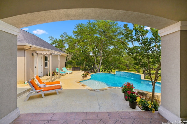 2803 River Way, Spring Branch, TX 78070 - swimming pool featuring a patio and a pergola
