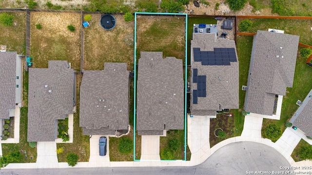 2015 Sisyphus, San Antonio, TX 78245 - aerial view of residential area with property boundaries highlighted