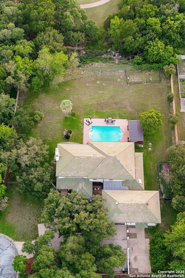 625 Paseo Canada, San Antonio, TX 78232 - aerial view of a pool area