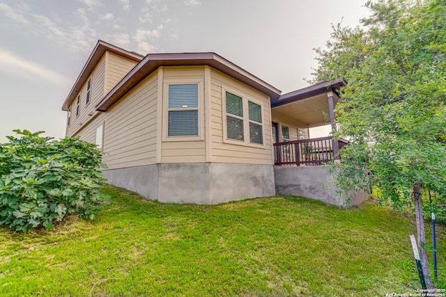 10206 Daylily, Boerne, TX 78006 - view of side of property with a yard