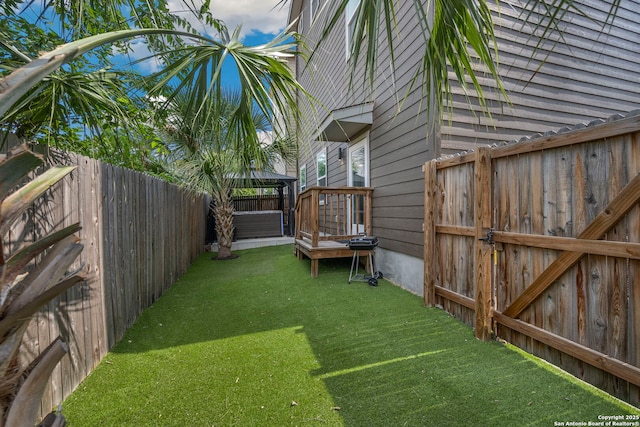 1618 W Lawndale Unit, San Antonio, TX 78209 - view of yard with a gazebo
