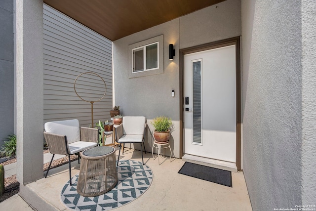 1618 W Lawndale # 2, San Antonio, TX 78209 - doorway to property featuring a patio area and stucco siding
