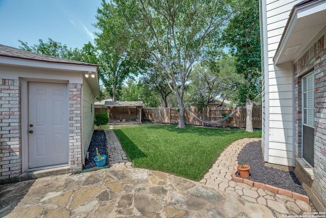5018 Ashton Audrey, San Antonio, TX 78249 - view of yard with a patio