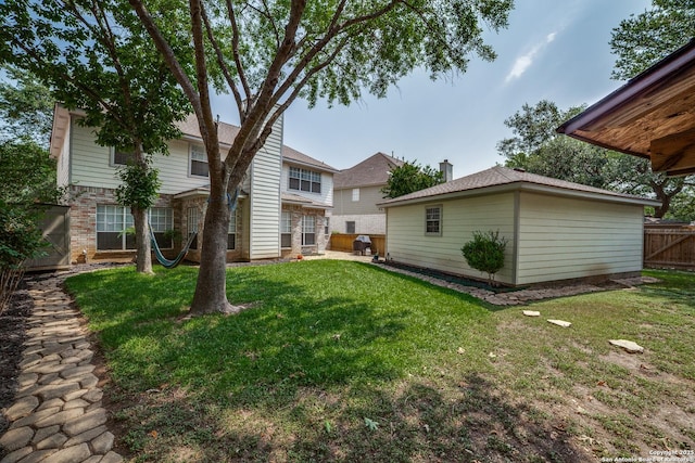 5018 Ashton Audrey, San Antonio, TX 78249 - view of yard